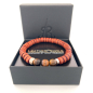 Preview: LeatherPearl Armband mit Tigerauge
