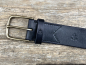 Preview: Belt with half clasp (black)