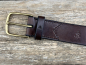 Preview: Belt with half clasp (brown)
