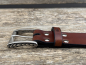Preview: Gürtel mit Rollschließe 40 mm (Cognac)