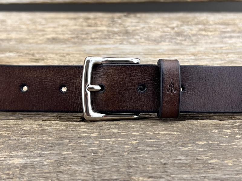 Gürtel mit Halbschließe 30 mm (Braun)