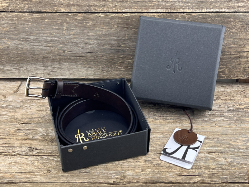 Gürtel mit Halbschließe 30 mm (Braun)