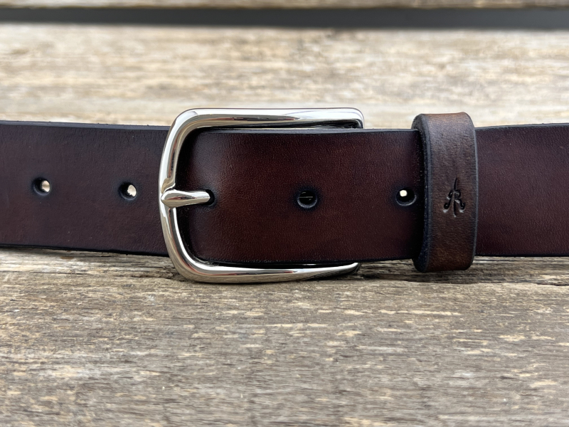 Gürtel mit Halbschließe 35 mm (Braun)