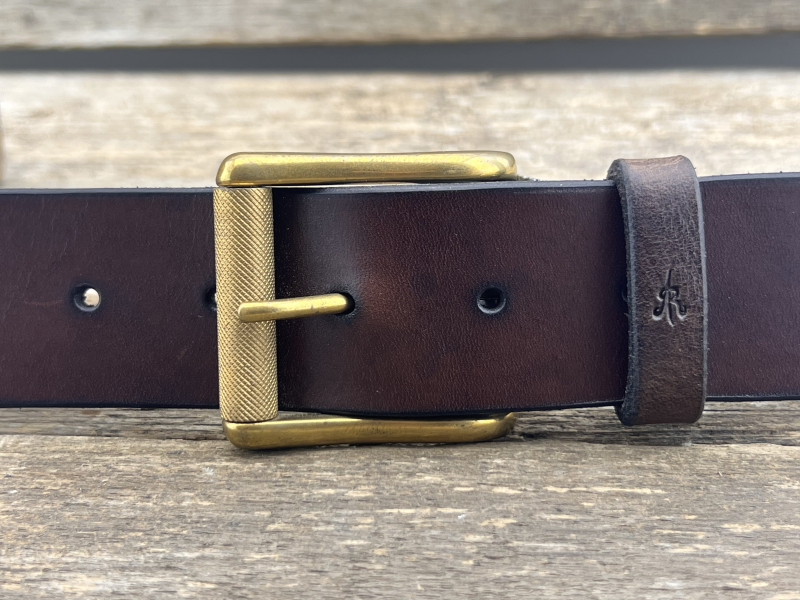 Gürtel mit Rollschließe (Braun)