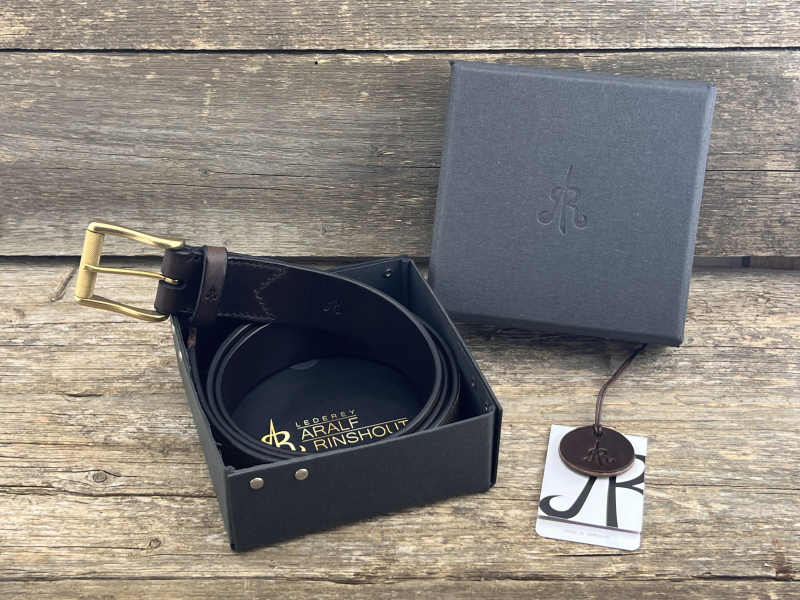 Gürtel mit Rollschließe (Braun)