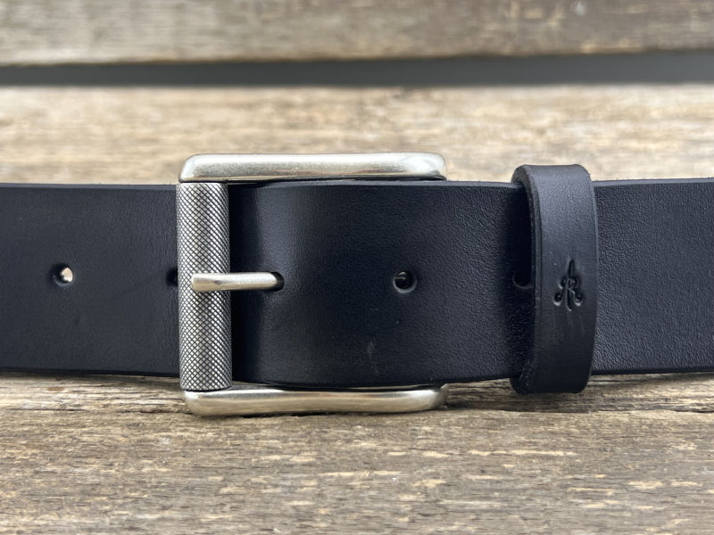 Gürtel mit Rollschließe (Schwarz)