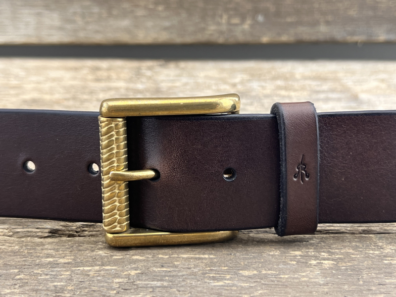 Gürtel mit Rollschließe 40 mm (Braun)