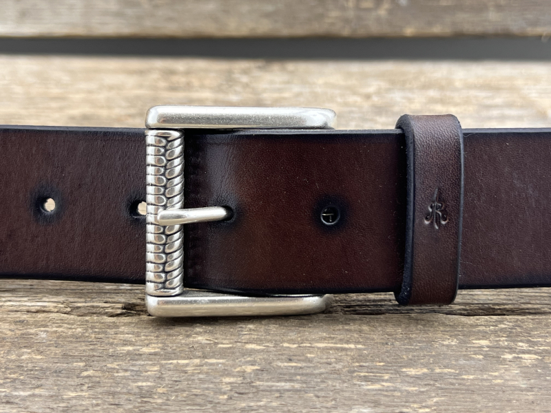 Gürtel mit Rollschließe 40 mm (Braun)