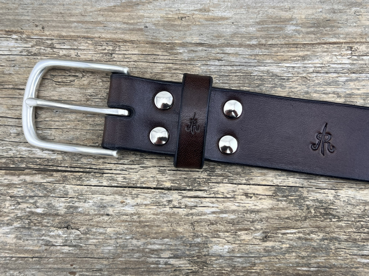 Gürtel mit Halbschließe 35mm (Braun)