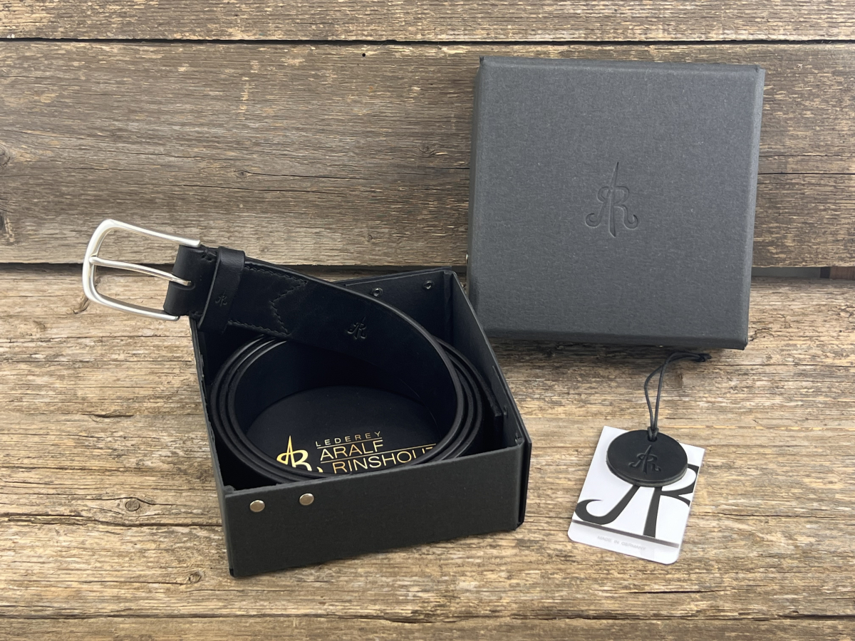 Gürtel mit Halbschließe (Schwarz)