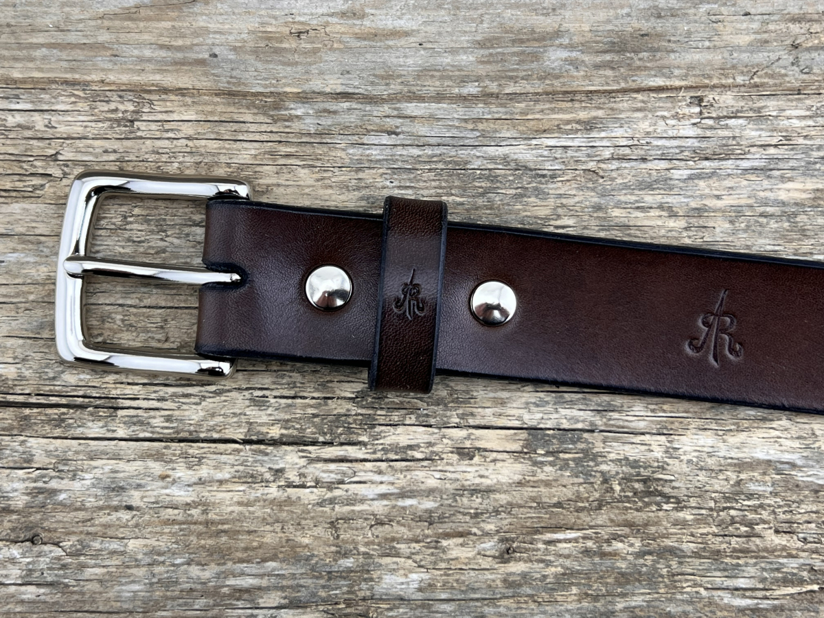 Gürtel mit Halbschließe 30 mm (Braun)