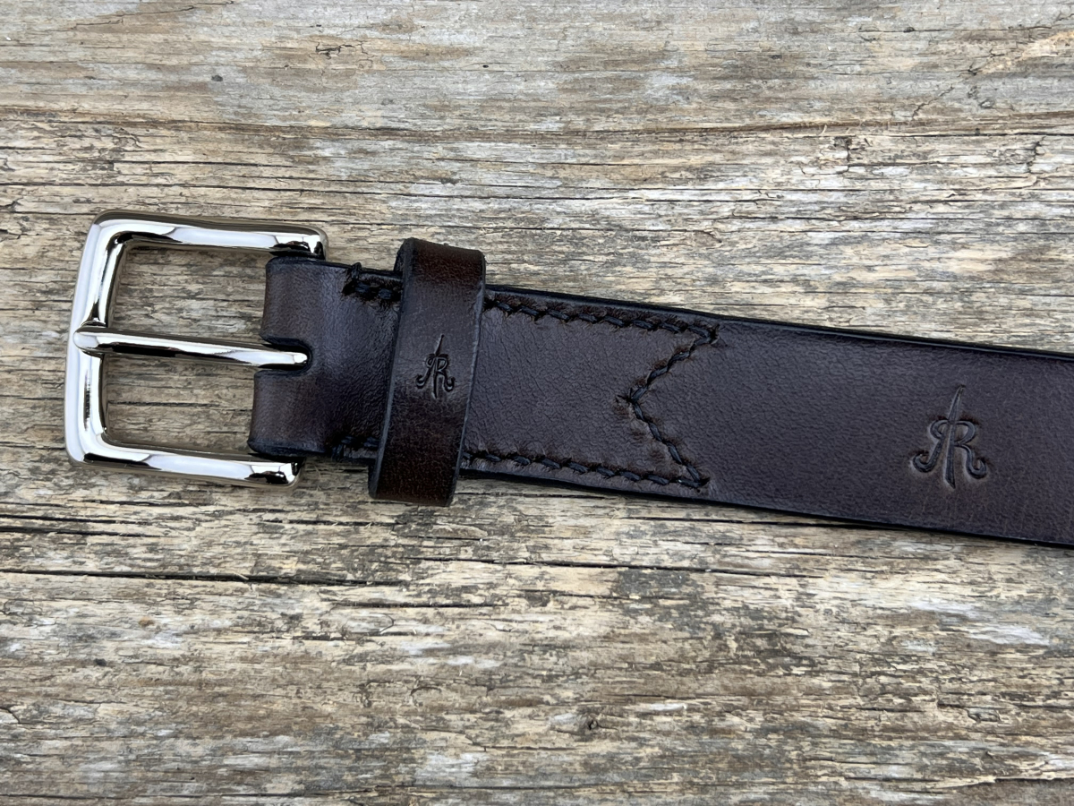 Gürtel mit Halbschließe 30 mm (Braun)