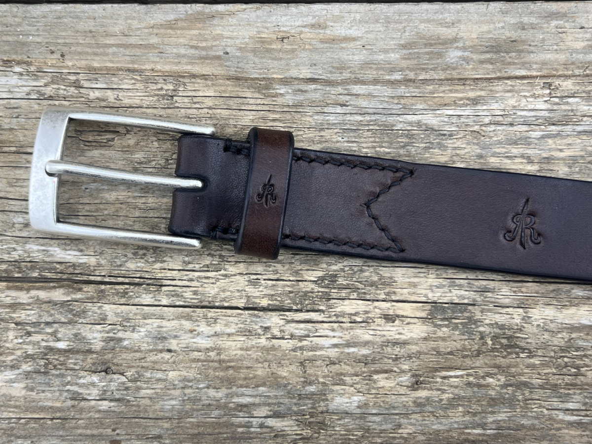 Gürtel mit Halbschließe 30 mm (Braun)