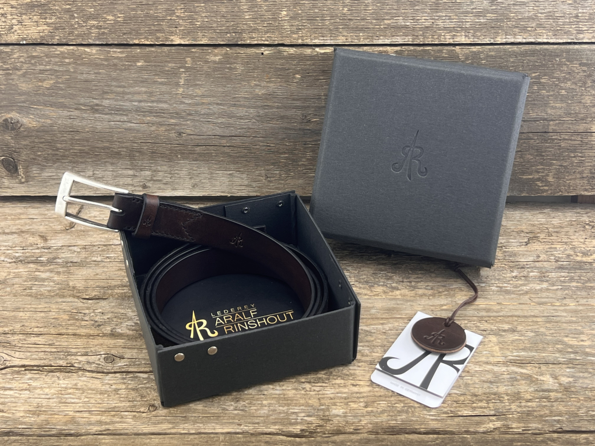 Gürtel mit Halbschließe 30 mm (Braun)