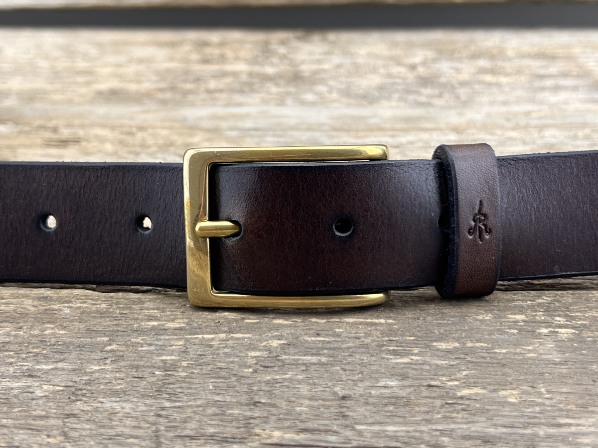 Gürtel mit Halbschließe 30 mm (Braun)