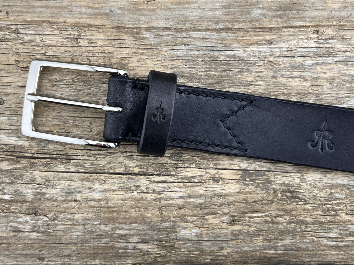 Gürtel mit Halbschließe (Schwarz)