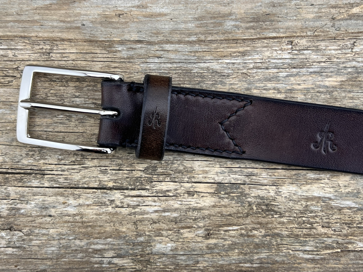 Gürtel mit Halbschließe (Braun)