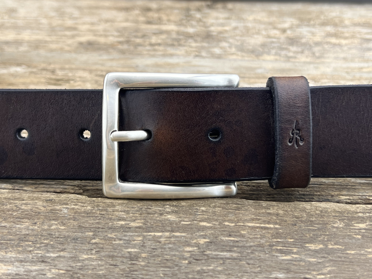 Gürtel mit Halbschließe 35 mm (Braun)