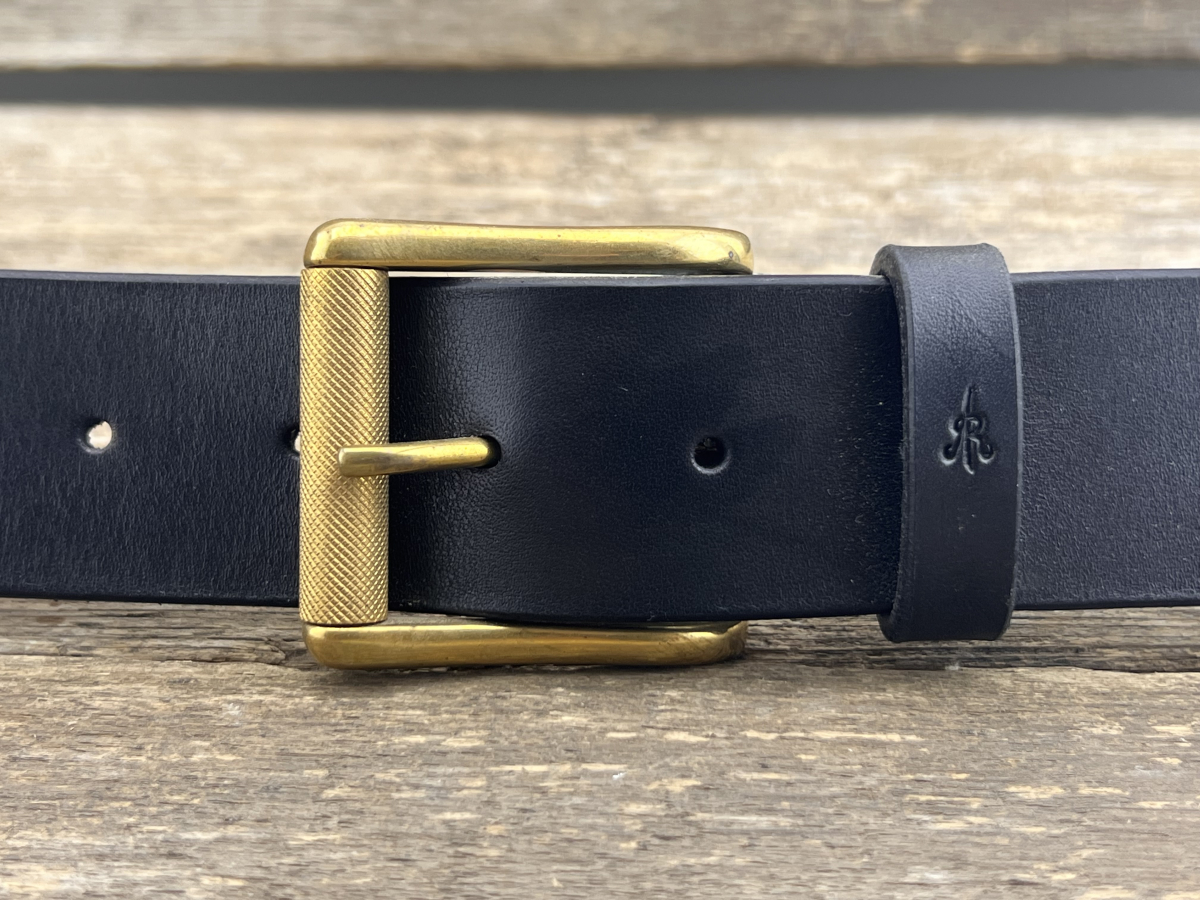 Gürtel mit Rollschließe (Schwarz)