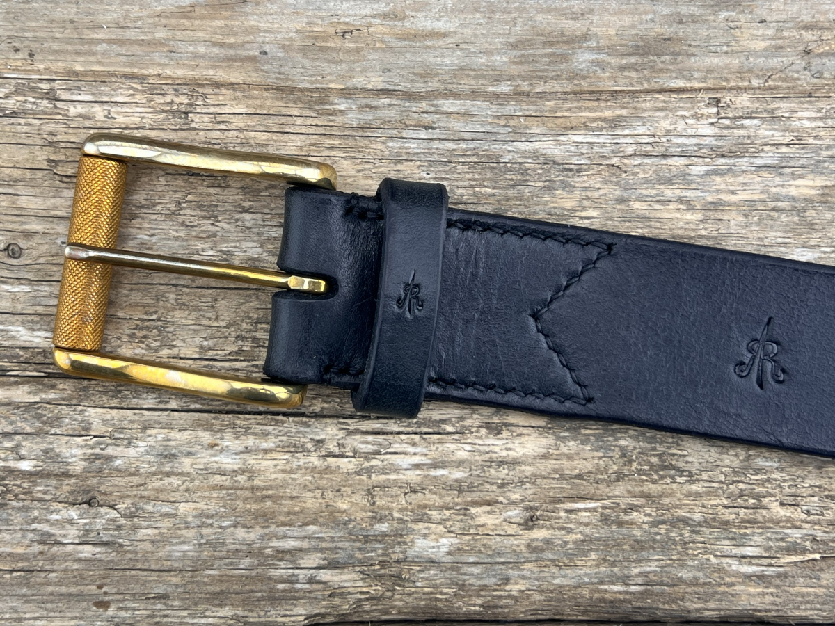 Gürtel mit Rollschließe (Schwarz)