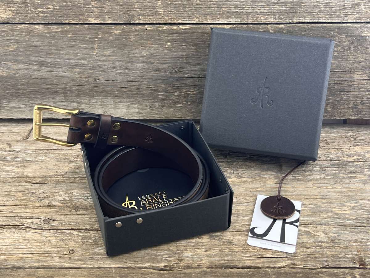 Gürtel mit Rollschließe (Braun)