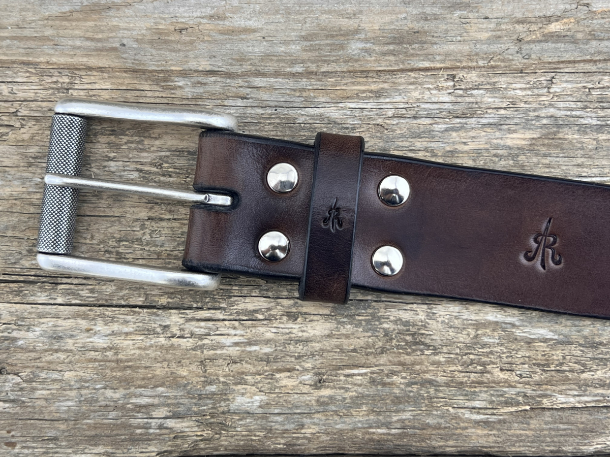 Gürtel mit Rollschließe (Braun)