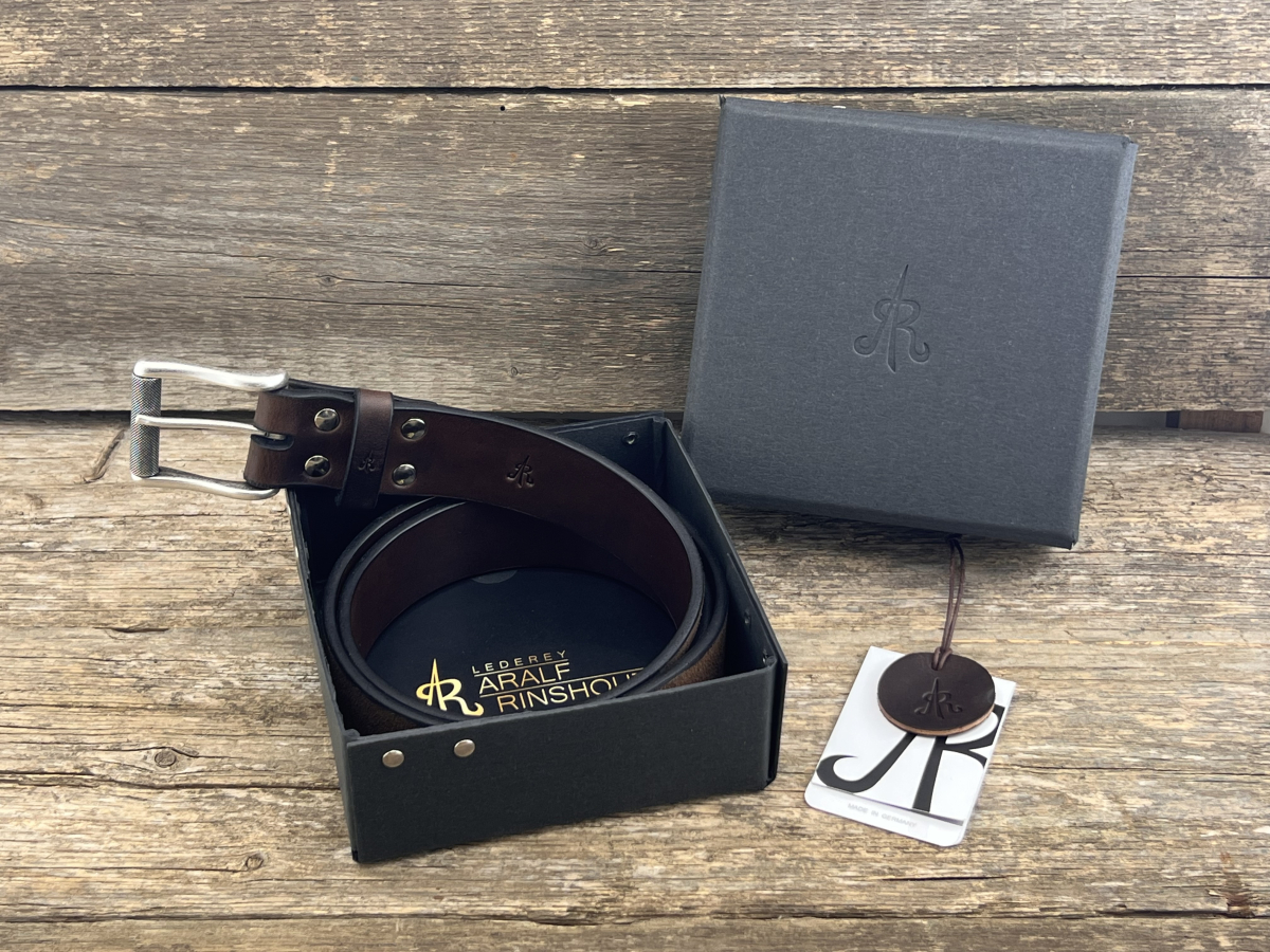 Gürtel mit Rollschließe (Braun)