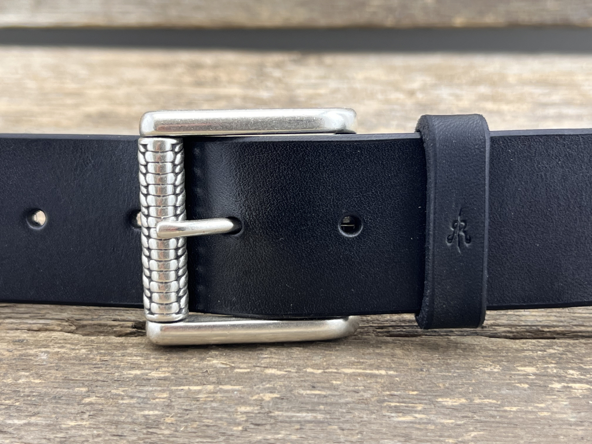 Gürtel mit Rollschließe 40 mm (Schwarz)