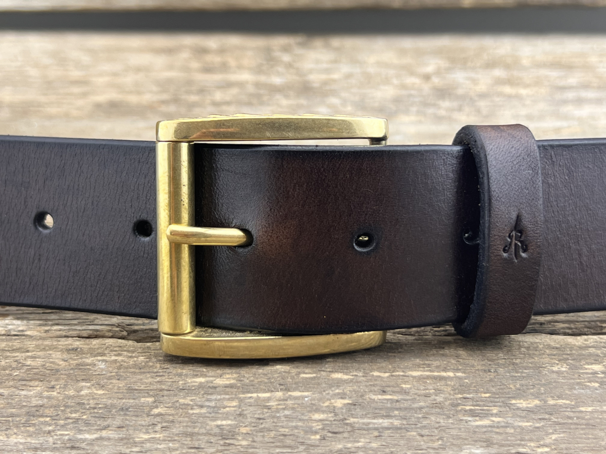 Gürtel mit Rollschließe 40 mm (Braun)