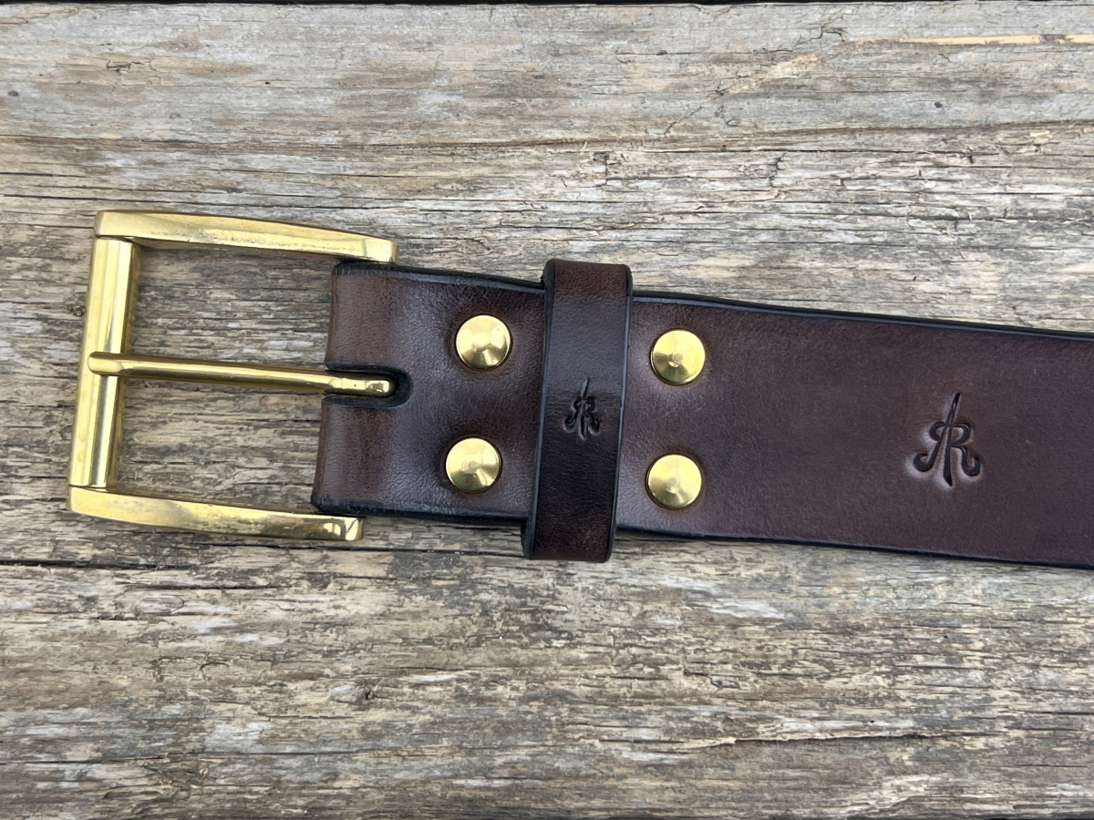 Gürtel mit Rollschließe 40 mm (Braun)