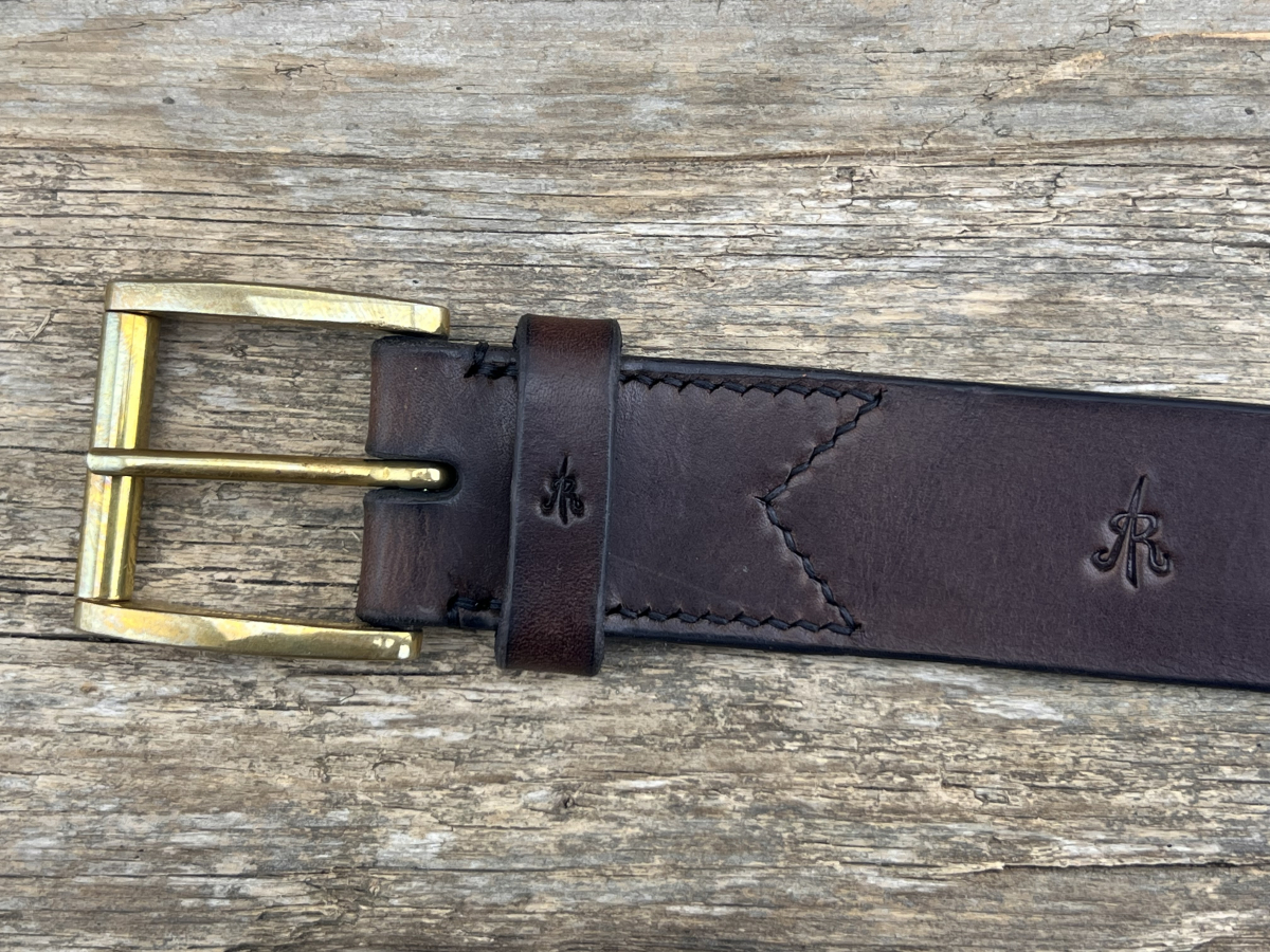 Gürtel mit Rollschließe 40 mm (Braun)