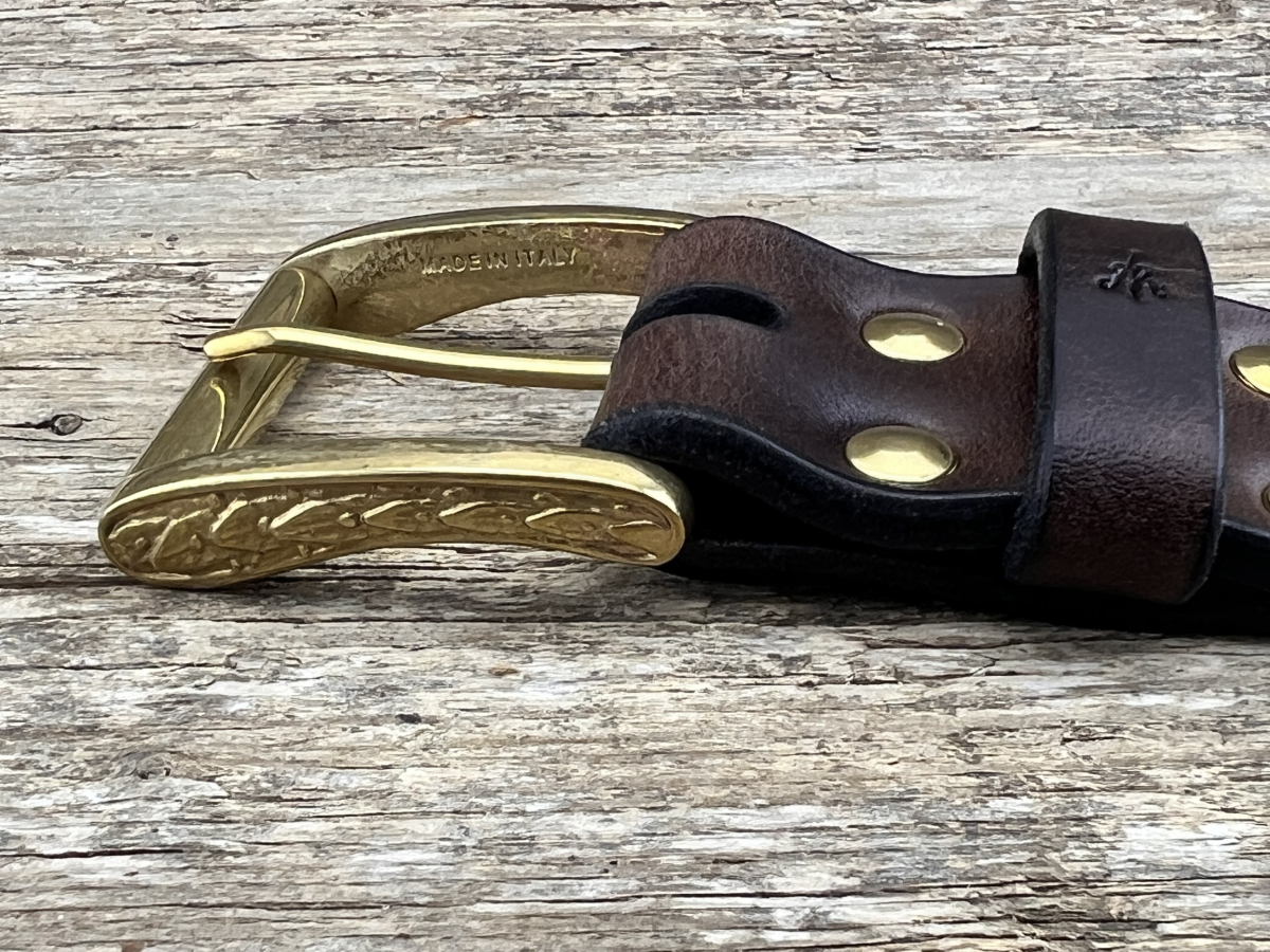 Gürtel mit Rollschließe 40 mm (Braun)