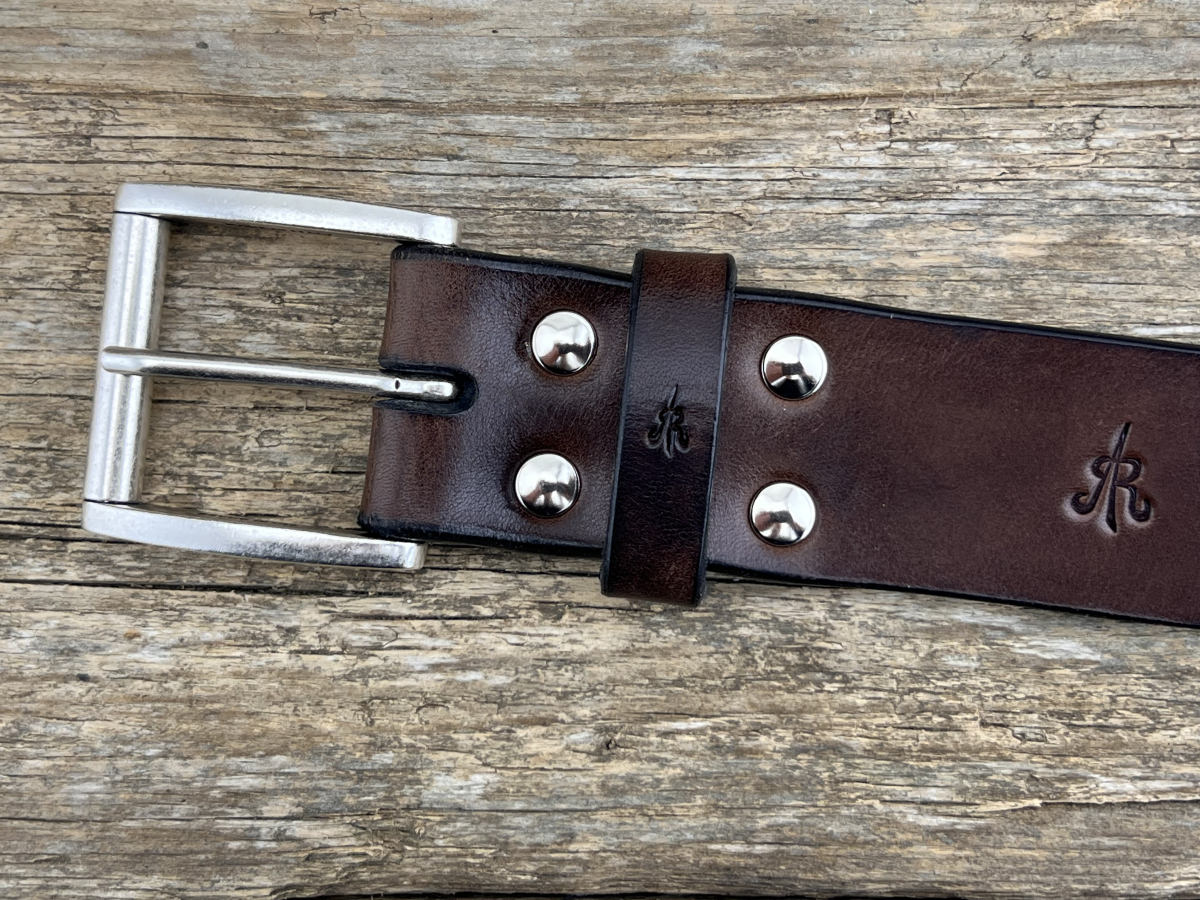 Gürtel mit Rollschließe 40 mm (Braun)