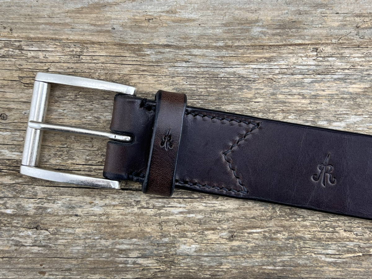 Gürtel mit Rollschließe 40 mm (Braun)