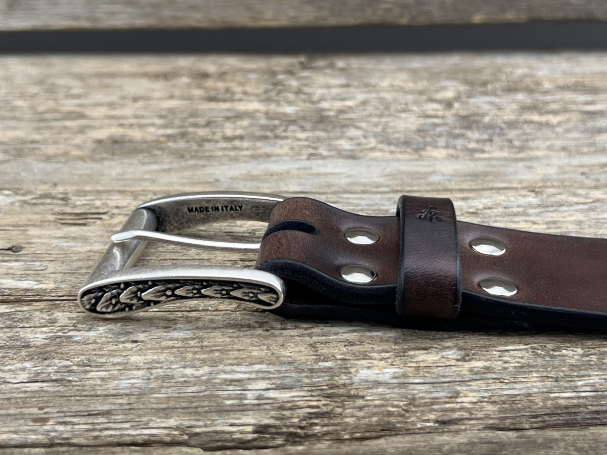 Gürtel mit Rollschließe 40 mm (Braun)