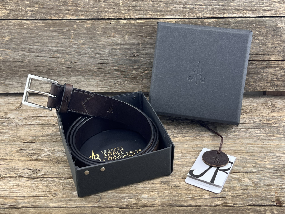 Gürtel mit Rollschließe 40 mm (Braun)