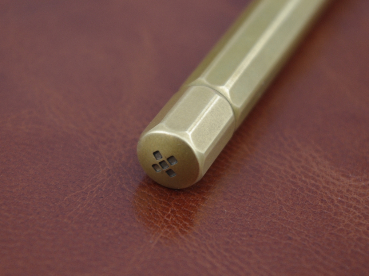 LGNDR Brass Twist Ballpoint Pen